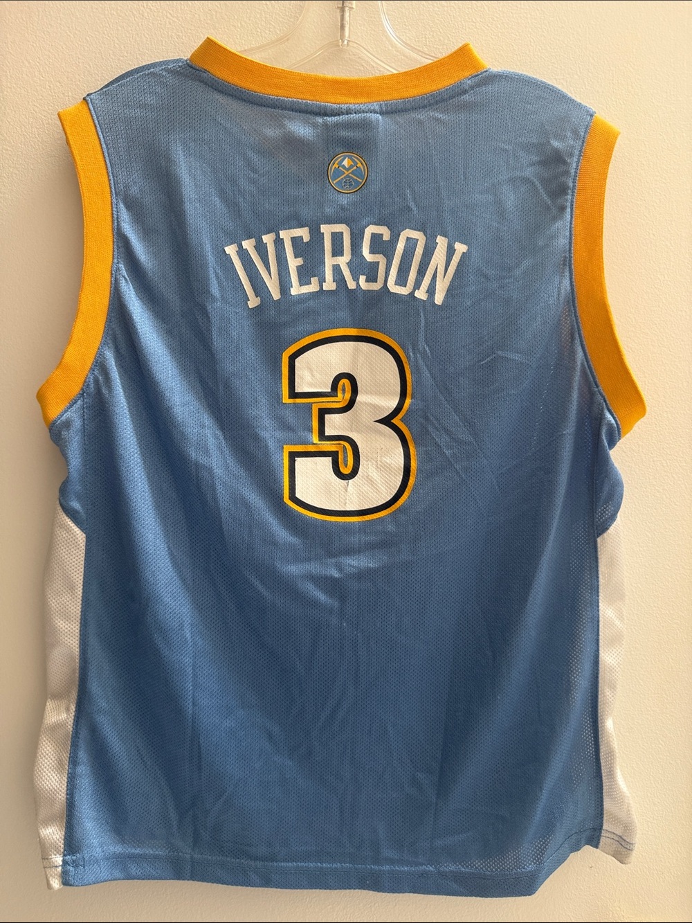 Iverson #3 Denver Nuggets Basketball Jersey